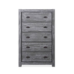 Commode 5 tiroirs en bois massif Montauk de Grain Wood Furniture