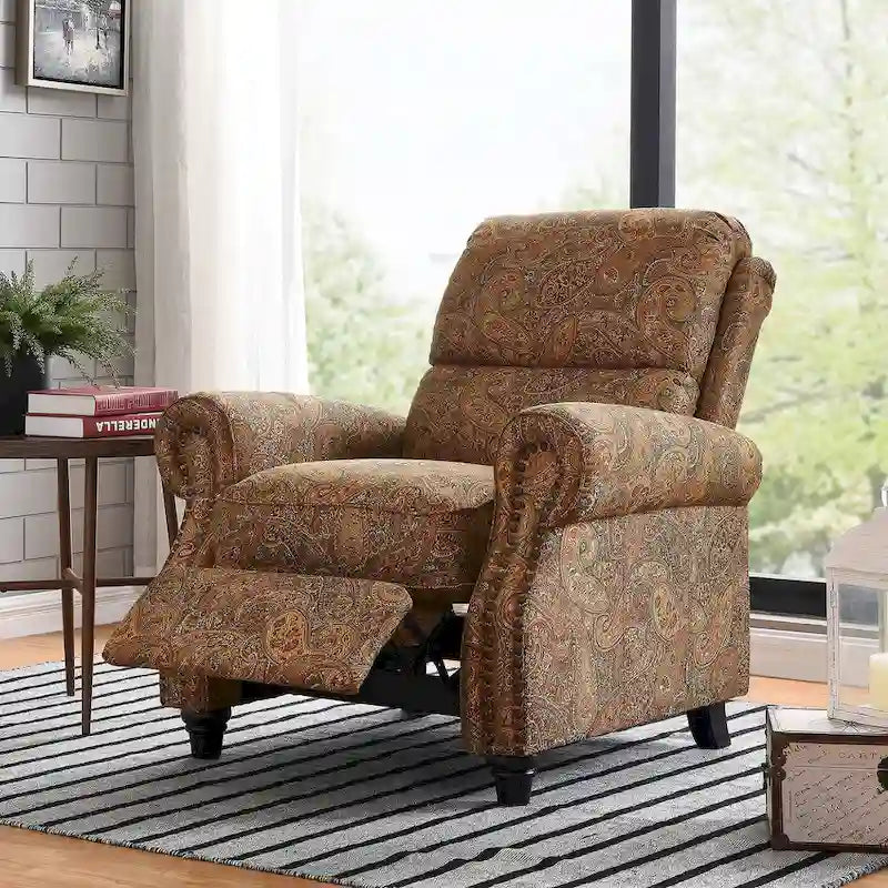 Fauteuil inclinable à dossier poussoir Copper Grove Jessie ProLounger Paisley