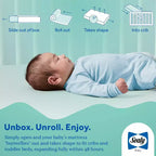 Matelas Sealy Butterfly en mousse antibactérienne à 2 étapes pour lit de bébé et tout-petit