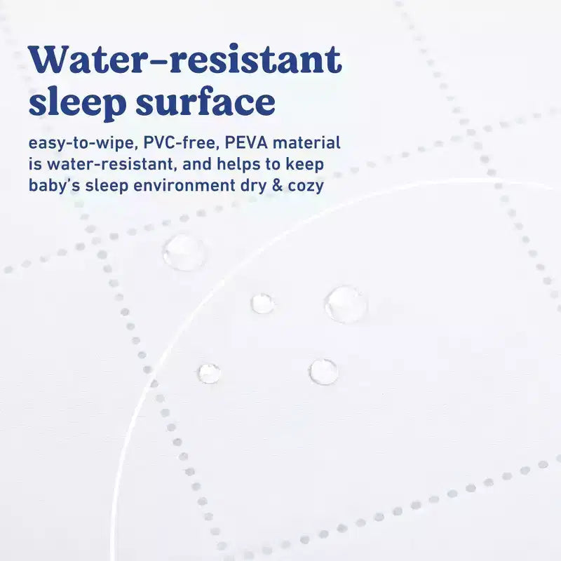 Matelas de lit de bébé et de tout-petit Graco Basics 5 po résistant à l'eau : Fibre ferme, matelassé, 7,5 lb