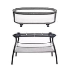 Berceau Co-dodo Nova Deluxe Beside me Baby Delight : Panier/Étagère de rangement, Cadre en métal, Capacité de 9 kg, Décor moderne