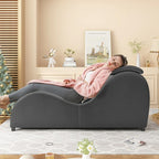 Chaise de yoga d'intérieur Mixoy, chaise longue de yoga incurvée pour adultes, pour étirements, exercices et relaxation