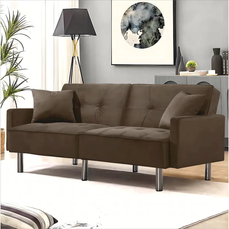80 Canapé-lit futon convertible