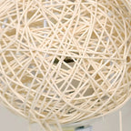 Lampadaire tressé LED à brancher pour salon