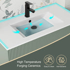 Meuble-lavabo Wavy Line 30/36/48 avec évier et robinet