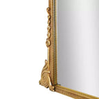 Miroir mural décoratif en métal orné 23" x 29,5" Or antique - Head West : D'inspiration baroque, aucun assemblage requis