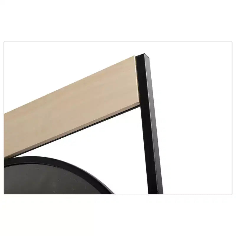 Miroir rond en métal Kiera Grace Logan 30" : Décoration moderne style ferme, fixation murale, aucun assemblage requis