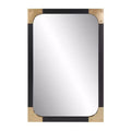 Howard Elliott 40"x40" Textured Iron Framed Ronan Octagonal Mirror Dark Gray: Modern Style, Wall Mount, No Assembly Required
