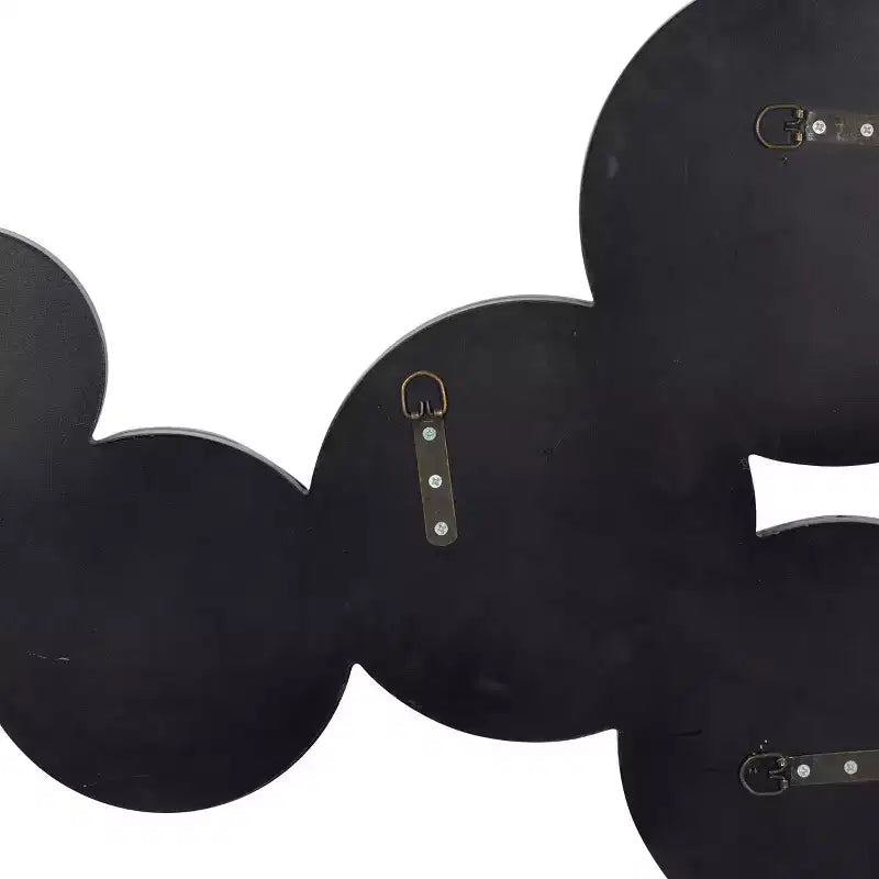 Miroir mural grappe bulles en verre argenté - Olivia & May