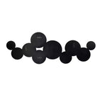 Miroir mural grappe bulles en verre argenté - Olivia & May
