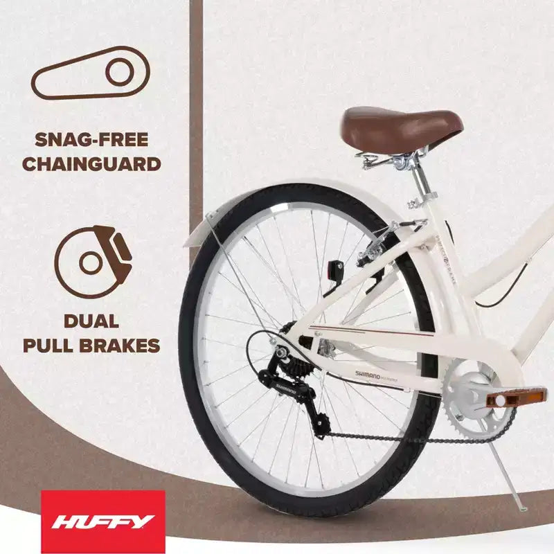 Vélo Confort Huffy Sienna 27,5" L - Crème