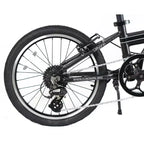 Vélo pliant en aluminium ZiZZO Urbano 8 vitesses 20" - Gris