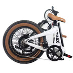 GOTRAX F5 Vélo électrique pliant 20" à enjambement bas pour adulte - Blanc