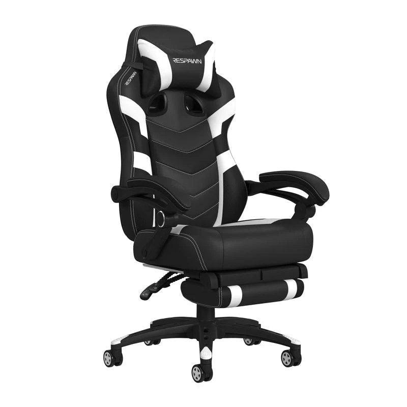 Chaise de jeu RESPAWN 110 Pro - Chaise de jeu avec repose-pieds, chaise de bureau ergonomique