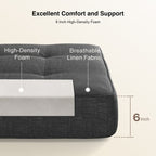 Chaise convertible 3-en-1, chaise pliable, lit-méridienne dépliable