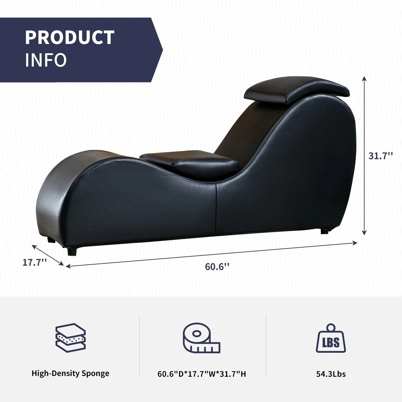 Chaise de yoga d'intérieur Mixoy, chaise longue de yoga incurvée pour adultes, pour étirements, exercices et relaxation