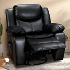 Fauteuil inclinable en cuir, large, durable, avec massage et chauffage