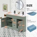 Meuble-lavabo Wavy Line 30/36/48 avec évier et robinet
