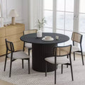 PexFix 46 Round Solid Wood Dining Table Kitchen Tables