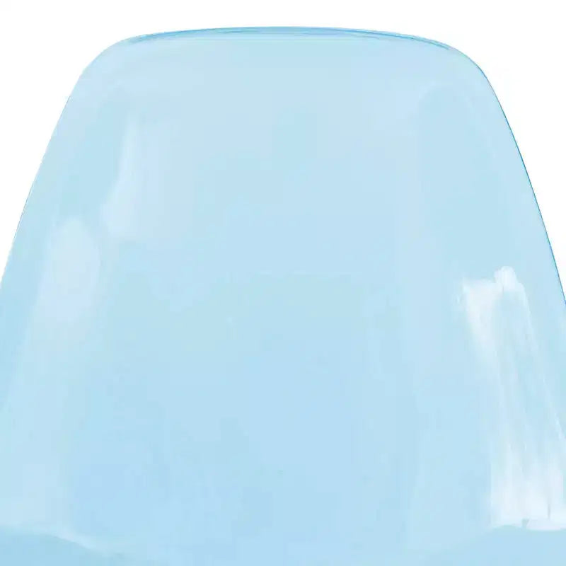 Ensemble de salle à manger 5 pièces LeisureMod avec table de salle à manger ronde de 35 po à piédestal en fer et 4 chaises d'appoint en plastique ABS avec base dorée