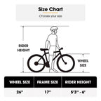 Vélo de montagne HILAND Ridge pour homme, 26 pouces ou 27,5 pouces, 21 vitesses