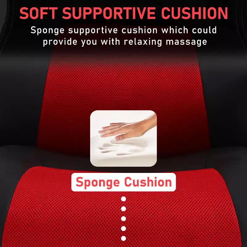 BestMassage Chaise de jeu Chaise de bureau avec soutien lombaire Hauteur réglable Cuir PU Chaise de direction pour femmes, hommes et adultes