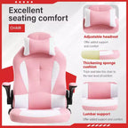 Chaise de jeu FDW Chaise de bureau avec support lombaire Chaises de jeu vidéo en cuir PU pour adultes