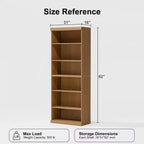 PexFix Armoire d'appoint en bois 41x31x16 avec étagère réglable, sans porte, couleur naturelle