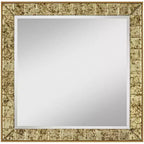 Noble Park Lanham 31 1/2 x 31 1/2 Square Antique Gold Wall Mirror