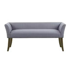 Christopher Knight Home Maggie 49.50 Upholstered Splay Leg Wood Bench with Nailhead Trim