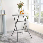 Home Imports Emporium High Top Cocktail Bar Portable Resin Table for Ourdoor Parties/Events
