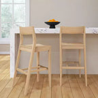 Chaise haute Plank+Beam, Chaise de salle à manger en bois massif de 44 po pour îlot de cuisine, Tabouret de bar