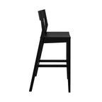 Chaise haute Plank+Beam, Chaise de salle à manger en bois massif de 44 po pour îlot de cuisine, Tabouret de bar