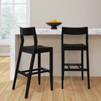 Chaise haute Plank+Beam, Chaise de salle à manger en bois massif de 44 po pour îlot de cuisine, Tabouret de bar