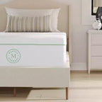 Matelas en mousse à mémoire de forme Martha Stewart SleepComplete 12 pouces, fermeté moyenne, à triple action rafraîchissante, avec surmatelas matelassé en jacquard CoolWeave doux et respirant