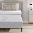 Matelas hybride Martha Stewart SleepComplete 12 à ressorts ensachés et mousse, fermeté moyenne, rafraîchissant à double action avec surmatelas en tricot jacquard CoolWeave respirant