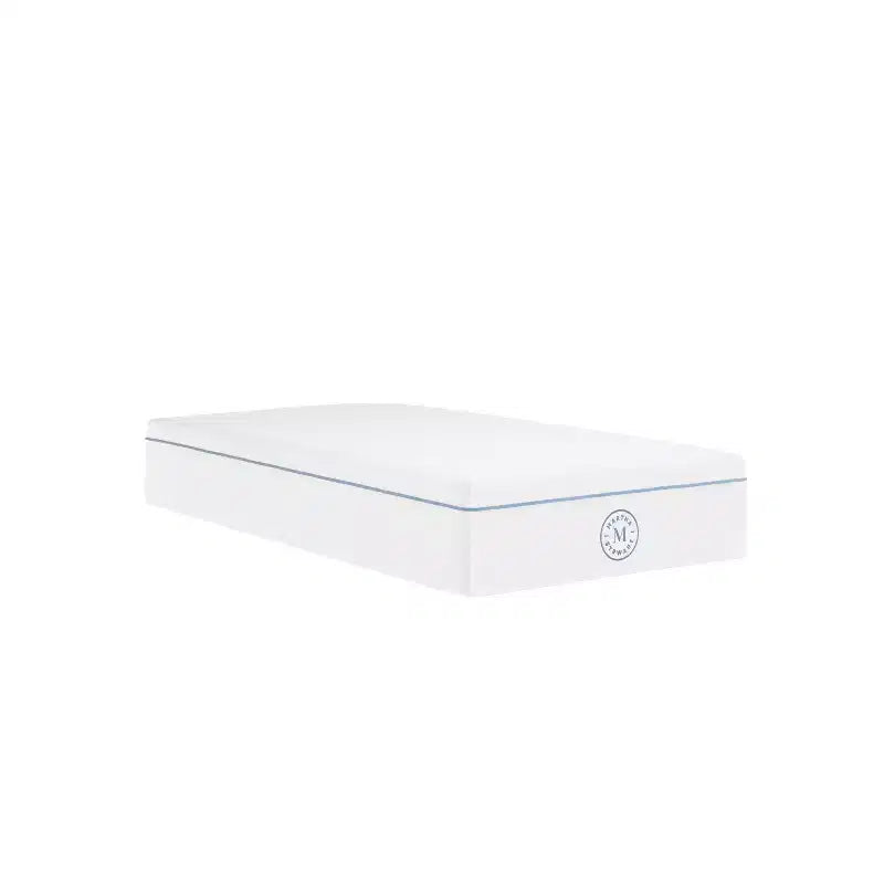 Matelas hybride Martha Stewart SleepComplete 12 à ressorts ensachés et mousse, fermeté moyenne, rafraîchissant à double action avec surmatelas en tricot jacquard CoolWeave respirant