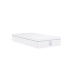 Matelas hybride Martha Stewart SleepComplete 12 à ressorts ensachés et mousse, fermeté moyenne, rafraîchissant à double action avec surmatelas en tricot jacquard CoolWeave respirant