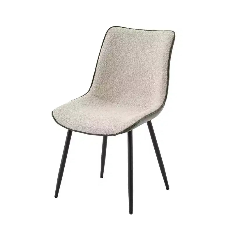 HYLEORY Chaise de salle à manger moderne 4 pièces, 4 chaises rembourrées en cuir, 4 places