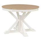 Ensemble de salle à manger Whisen de style rétro avec table extensible et 4 chaises rembourrées