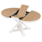 Ensemble de salle à manger Whisen de style rétro avec table extensible et 4 chaises rembourrées