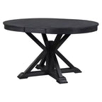 Ensemble de salle à manger Whisen de style rétro avec table extensible et 4 chaises rembourrées