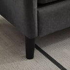 Ensemble de canapé d'angle réversible de luxe Hyleory - Tissu en mélange de lin, design modulaire gauche/droite, cadre robuste pour salon et studio.