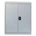 Economy Assembled Storage Cabinets, 3 Shelves, 36 x 18 x 42, Light Gray