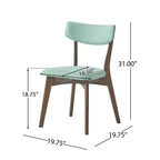 Ensemble de salle à manger 7 pièces Christopher Knight Home Carmody en bois et tissu