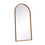 Miroir psyché rectangulaire en bois massif couleur pêche 180x90x2cm