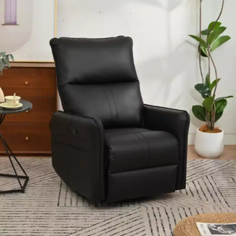 Fauteuil inclinable à bascule, Fauteuil à bascule pivotant pour chambre de bébé, Fauteuil à bascule, Petit fauteuil inclinable moderne à bascule et pivotant pour chambre à coucher