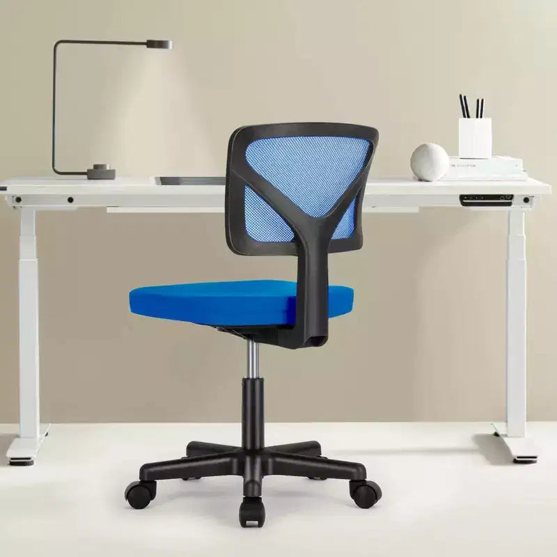 Silent-Spin Workspace Stool - Dynamic Lumbar Support System