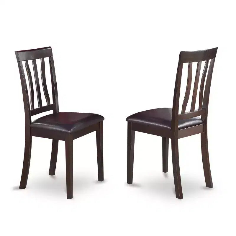 HomeStockEnsemble table de salle à manger ronde pour 4, cuisine, piédestal, chaises, 107x107 cm