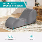 Mjkone Chaise longue de yoga en velours, chaises de yoga incurvées modernes pour adultes pour l'étirement, la relaxation, l'exercice